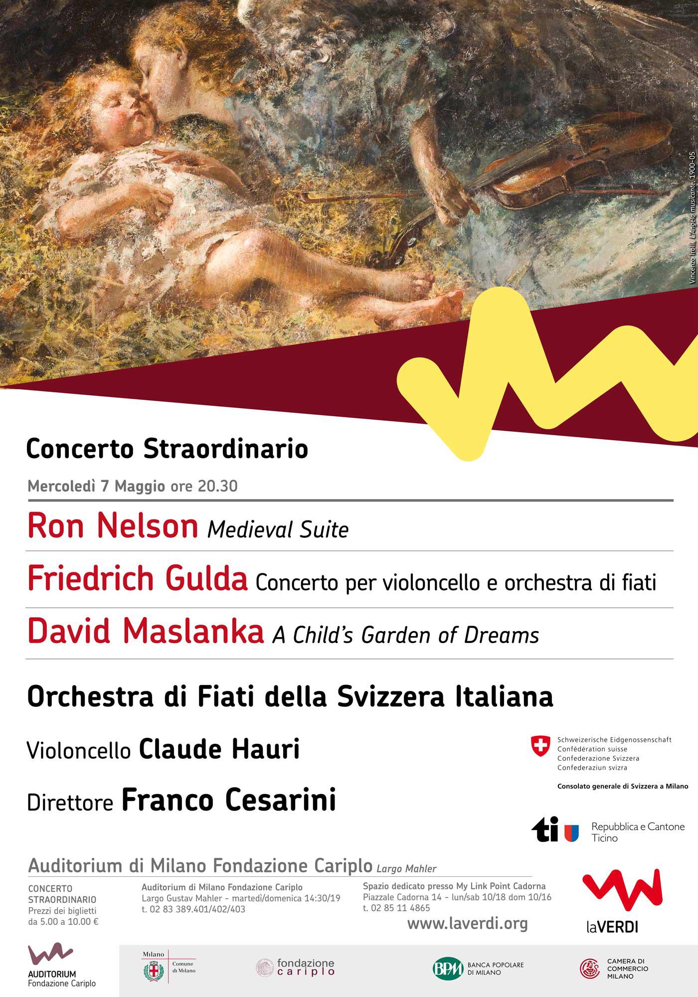 Concerto Straordinario - Orchestra di Fiati della Svizzera Italiana, Milano, Italy