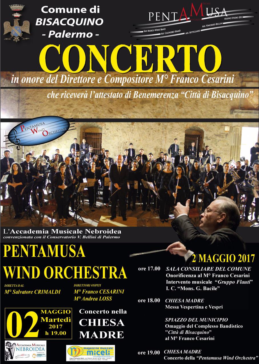 Pentamusa WInd Orchestra - Bisacquino (Palermo), Italy, 2nd May, 2017