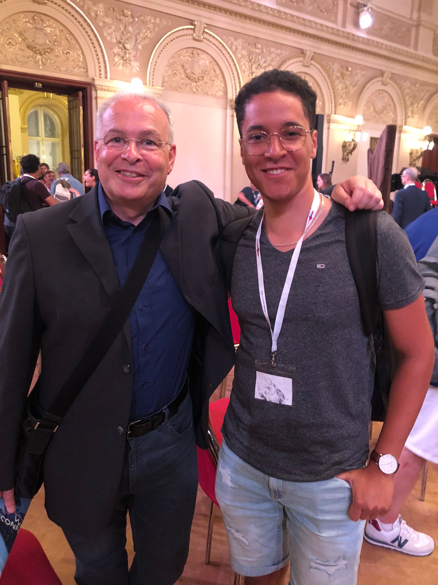 Franco Cesarini & Gauthier Dupertuis at the WASBE Conference in Prague (Czech Republic), 19th-23rd July, 2022