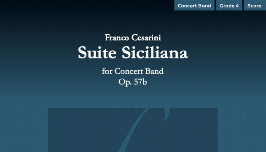 Suite Siciliana – A Tribute to the Town of Bisacquino/Sicily