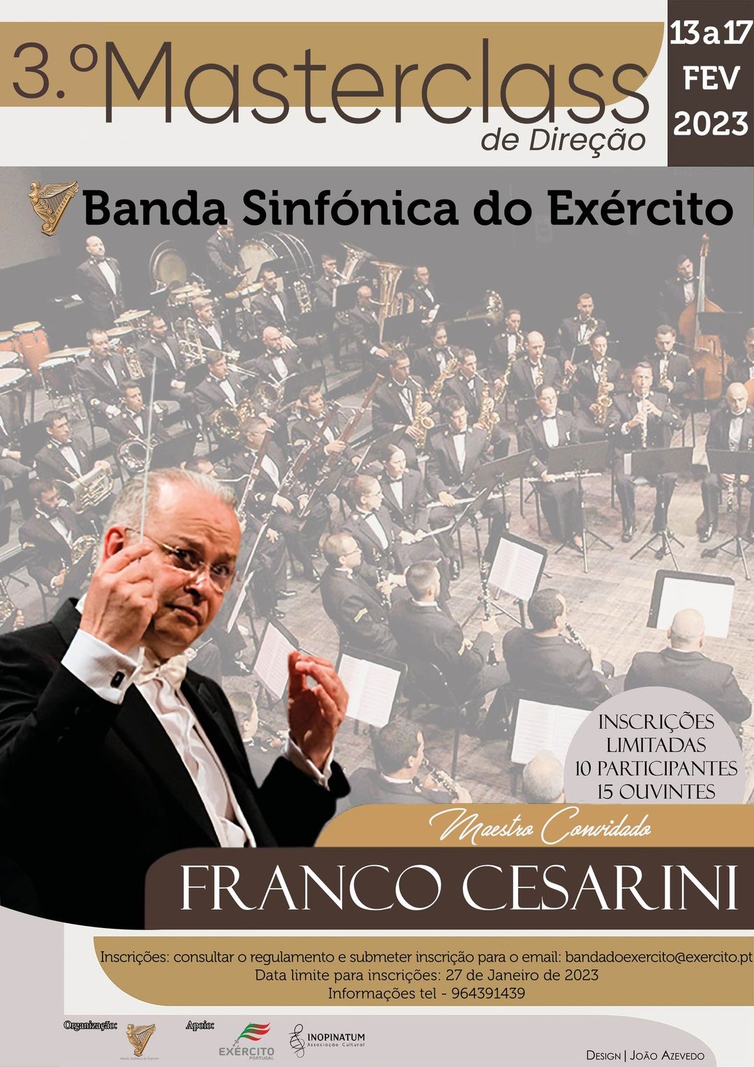 Associação Cultural – Inopinatum, Portugal – 3rd Masterclass of Band Conducting with Franco Cesarini